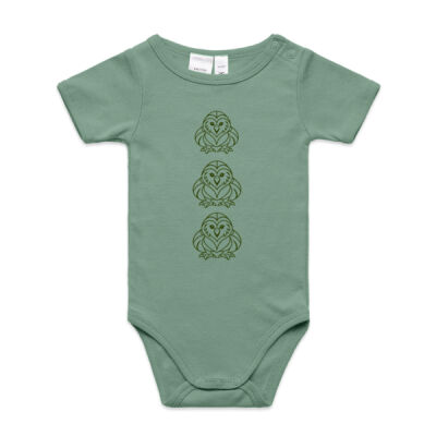 Little Kākāpō NZ Baby Playsuit Thumbnail