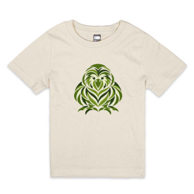Little Kākāpō NZ Native Bird Kids T-Shirt Thumbnail